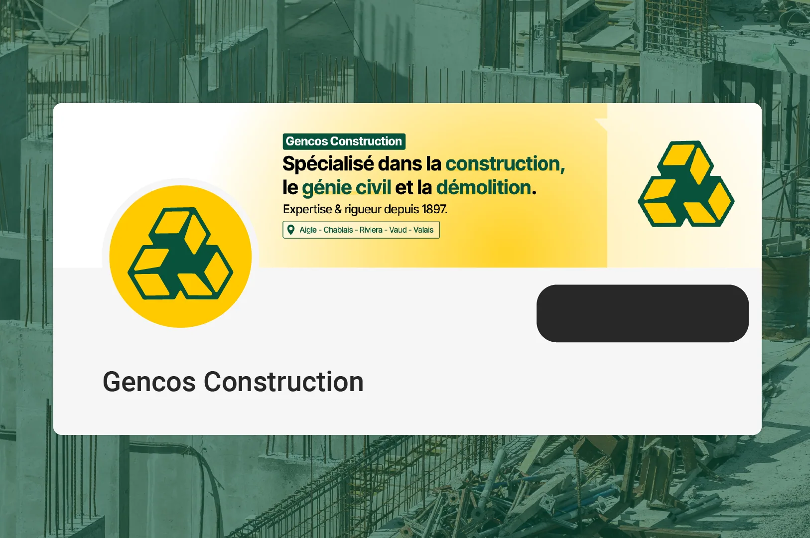 Gencos Construction — Rebranding