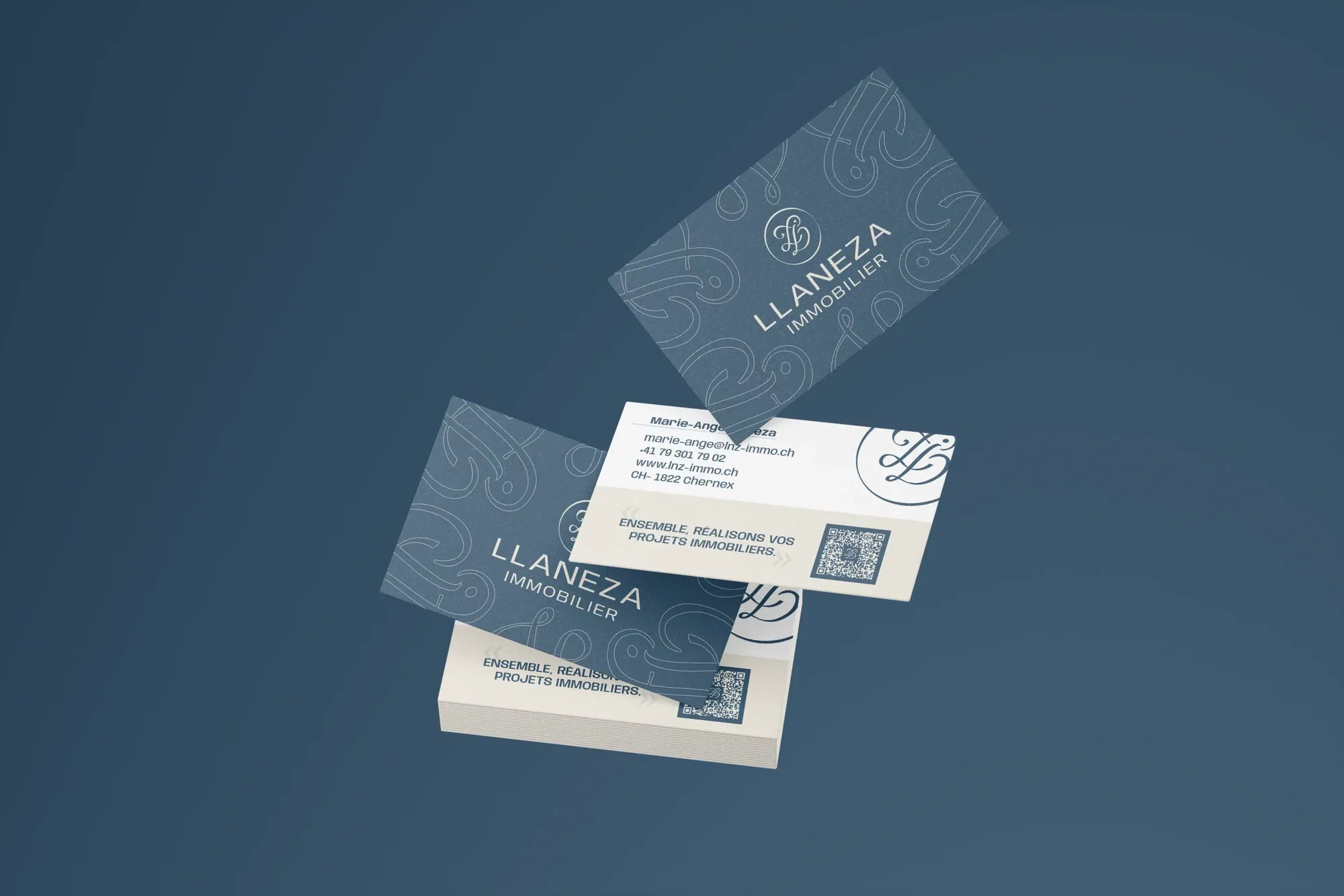 Llaneza Immobilier - Identité visuelle