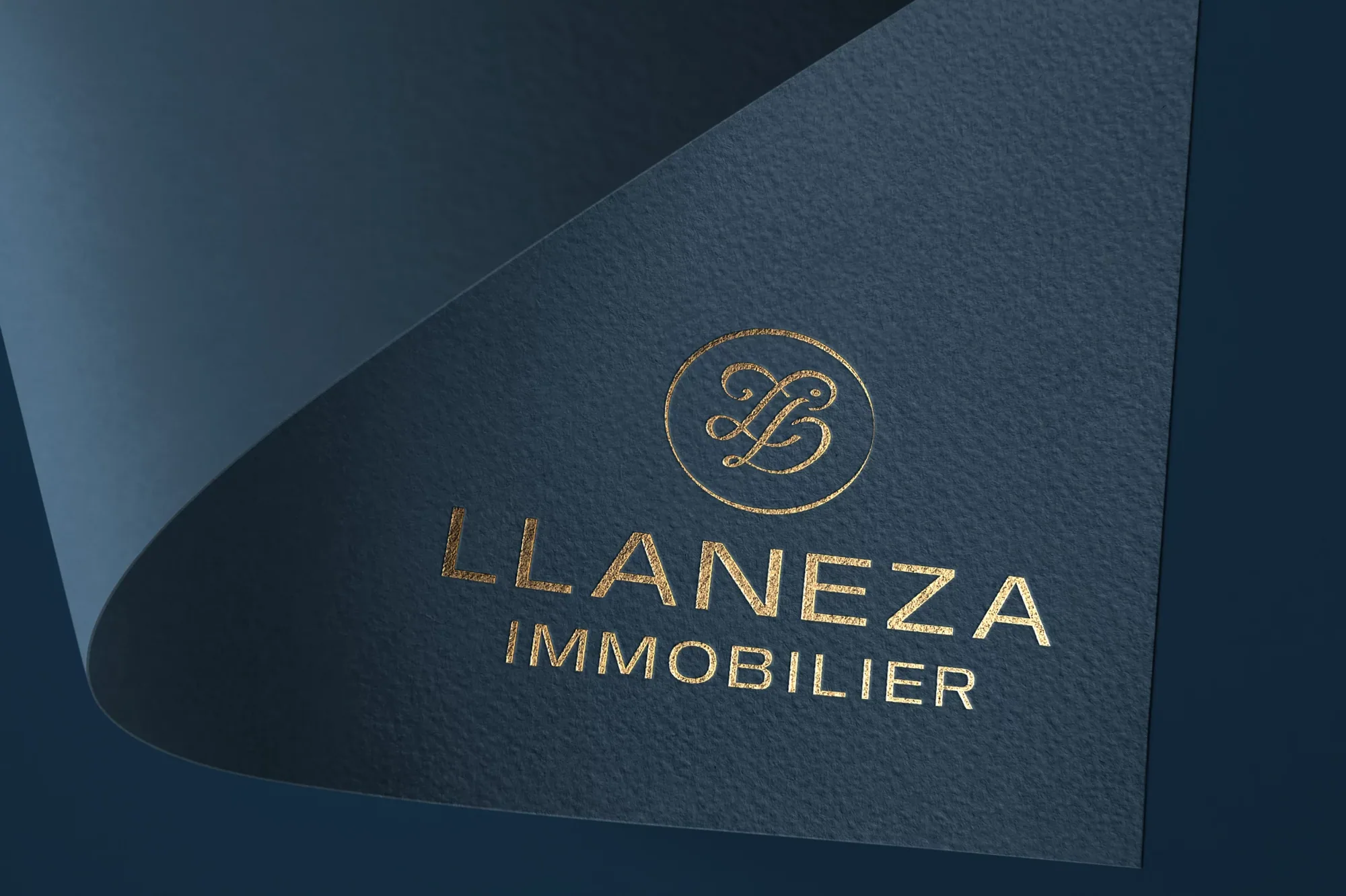 Llaneza Immobilier — Identité visuelle