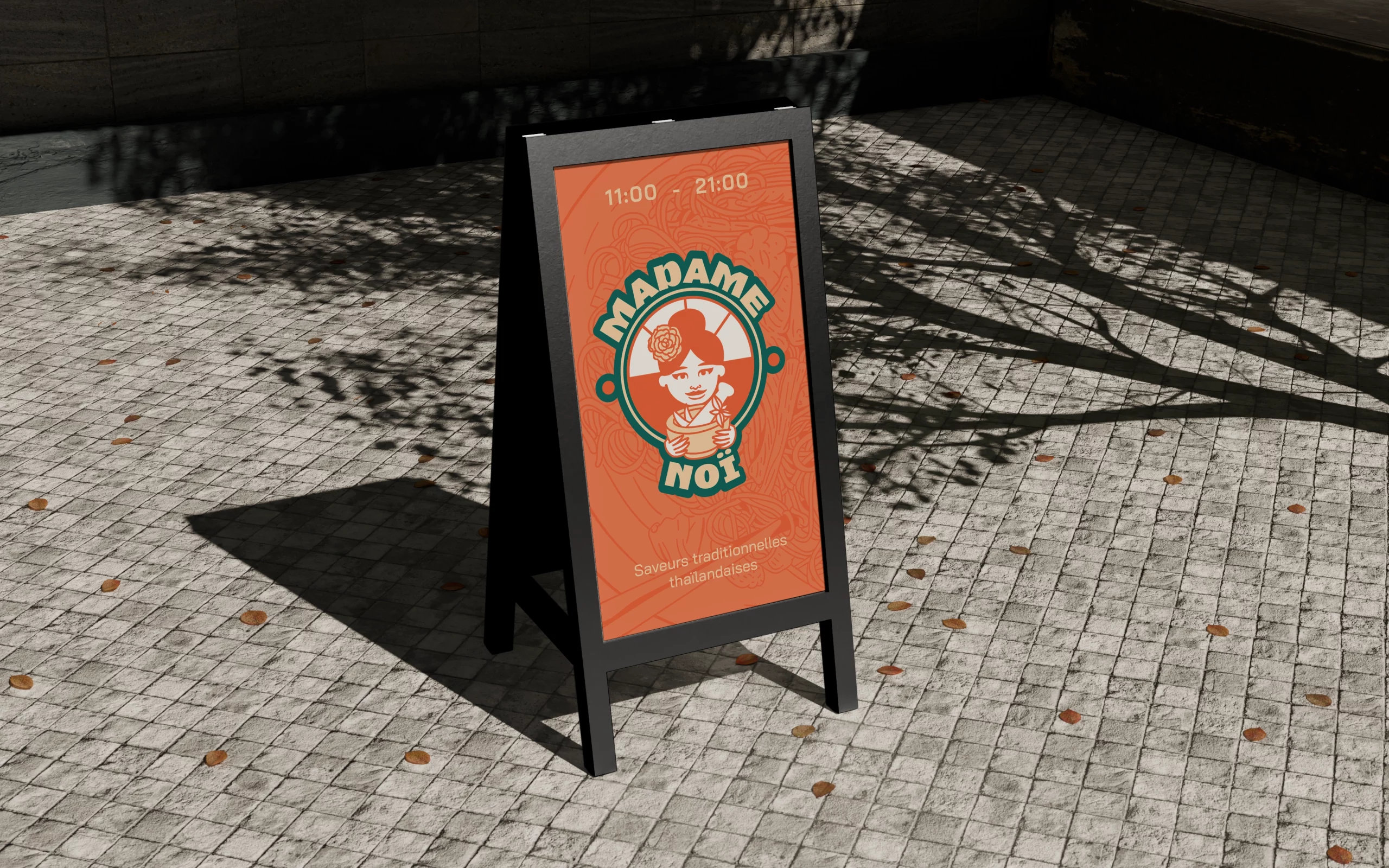 mockup stand up menu